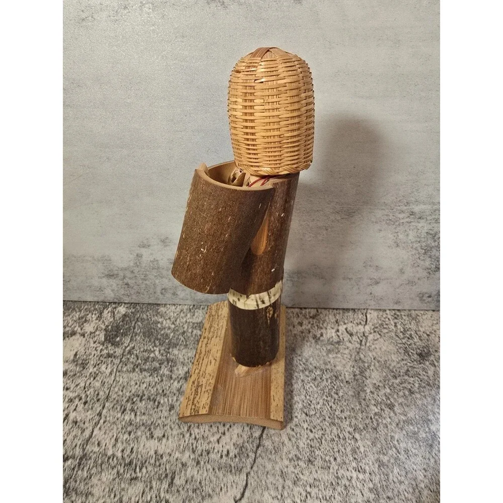 Vintage Bamboo Komosu Doll ~ Souvenir from Japan Kokeshi